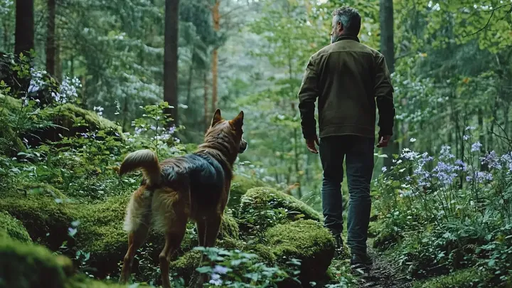 Zijn hond rende plotseling het bos in - wat hij vervolgens aantrof deed zijn bloed koud stromen!