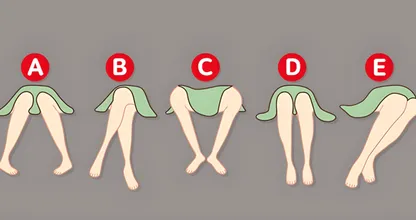 앉아있을 때 다리를 어떻게 유지하나요? 앉는 자세가 당신의 성격을 말해줍니다!