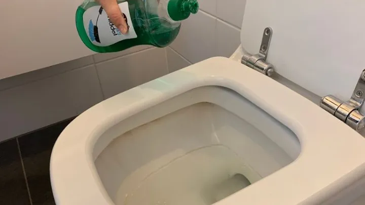 ¡Este es el motivo más espectacular por el que debes poner jabón de lavaplatos en el retrete!