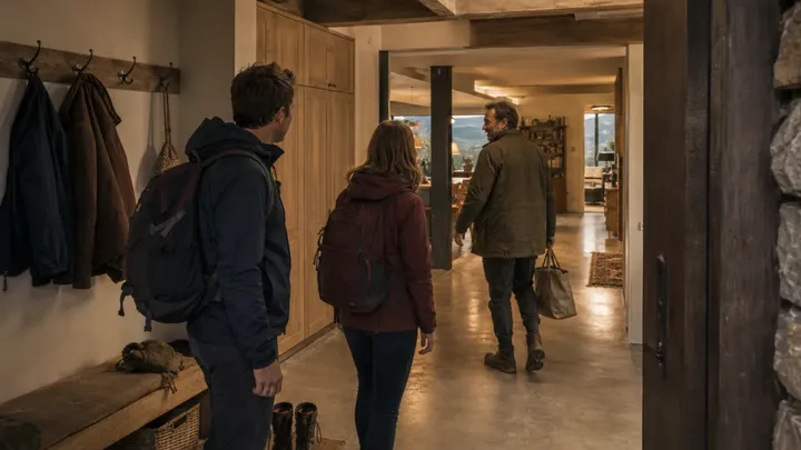Wandelaars ontdekken een huis dat in de heuvel is ingebouwd — en dan nemen ze een kijkje binnen