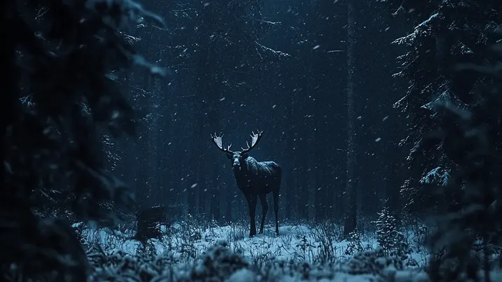 Moose Breaks Into Hospital—Nurse Brought to Tears by What She Sees on its Antlers.