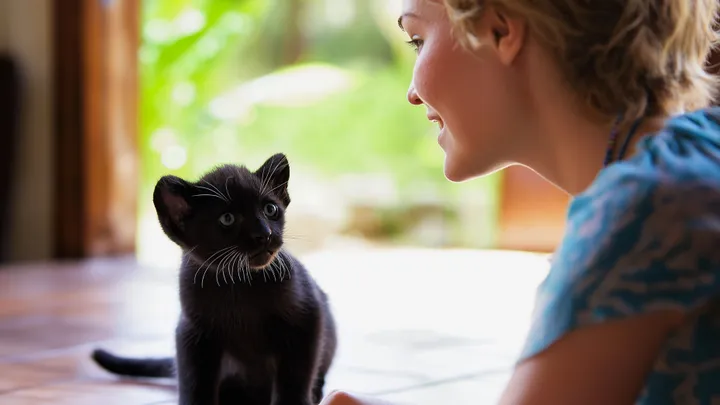 Vrouw voedt een verloren kitten op - later ontdekt ze tot haar grote schrik wat het echt is..