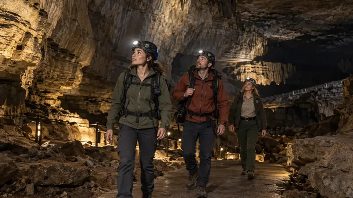 Höhlenforscher entdecken tief im Inneren einer Höhle ein Haus – dann hören sie etwas darin