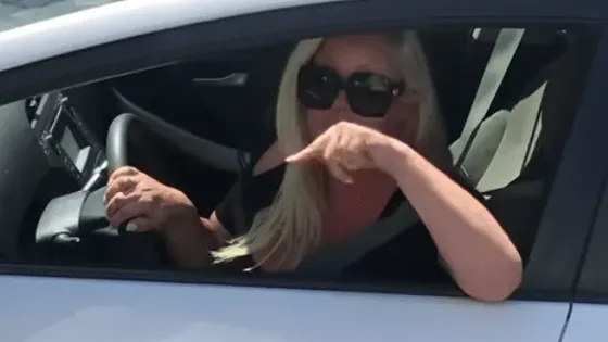 Motorista de caminhão se vinga da mulher rica que o bloqueou na estrada