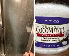 Limpar com óleo de coco: Banir a espuma de sabão para sempre!