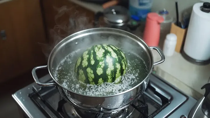 スイカを茹でて、この水を一晩飲む： 朝の結果はあなたを驚かせるでしょう！