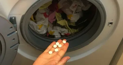Try adding some aspirin to your washing machine - the result is priceless