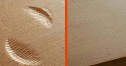 Met deze handige truc ben je in een paar minuten van die kras of deuk in je houten meubilair af!