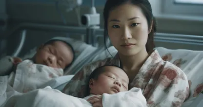 쌍둥이를 낳은 지 3 주 후, 엄마는 몸이 아팠다-의사가 초음파를 보았을 때 그는 말합니다: "미안해"