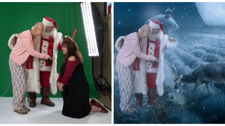 Deze Australische fotografe zorgt ervoor dat zieke kinderen alsnog een magische kerst hebben... Prachtig!