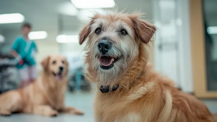 Un perro de un refugio no dejaba de mirar a una niña que lloraba en el hospital, y una enfermera fue testigo de un milagro