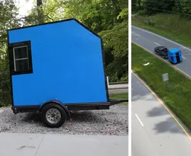 How Two Brothers Built a Dreamy Micro Camper for Two on a Budget of Less Than $1,000