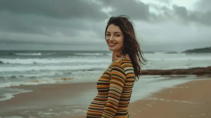 Homem fotografa esposa grávida, mas vê algo surpreendente ao fundo