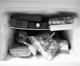 Dank Frischhaltefolie keine Eisschichten im Gefrierschrank mehr - ohne Abtauen!