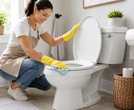 Gli unici due trucchi per la pulizia del wc di cui avrete bisogno per un wc bianco e splendente