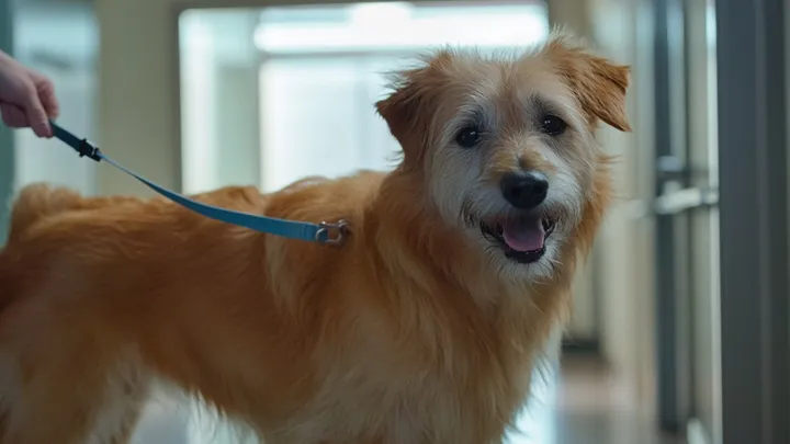 Cão de abrigo não parava de olhar para uma menina que chorava no hospital - então uma enfermeira testemunhou um milagre
