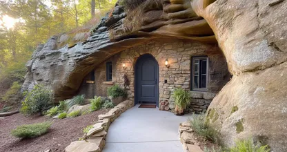 Un'anziana di 78 anni ha fatto costruire la casa dei suoi sogni all'interno di una caverna, ma l'interno non ha nulla di simile a quello che ci si aspetterebbe