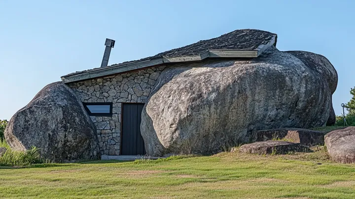Tout le monde pensait que cette maison n'était qu'un rocher - jusqu'à ce qu'ils voient l'intérieur