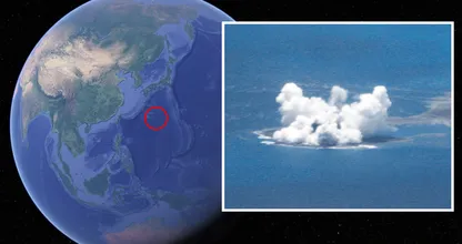 This was supposed to be an empty stretch of ocean… But then how do you explain THIS? 