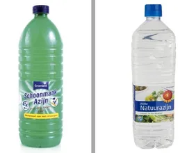 Schoonmaakazijn of natuurazijn: dit is het verschil en hoe je het kan gebruiken in huis
