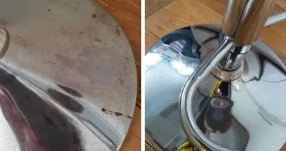 Doe ketchup op je roestige meubels en ontdek de transformatie