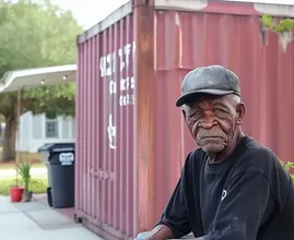 From the outside it looks like any old shipping container, but wait until you see the inside!