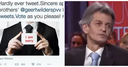 De broer van Geert Wilders biedt zijn excuses aan voor het gedrag van de PVV-leider...!