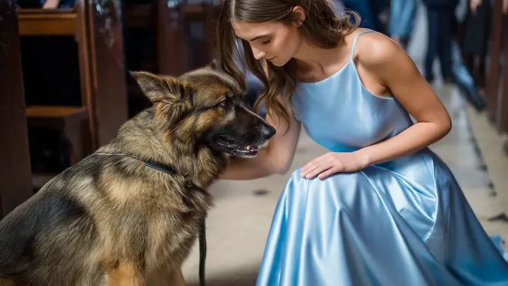 An ihrem Hochzeitstag versperrte ihr Polizeihund ihr den Weg - dann entdeckte sie die herzzerreißende Wahrheit...