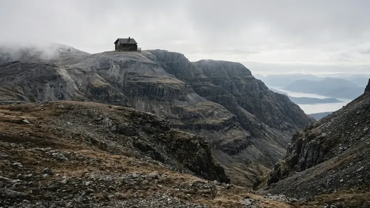 Ninguém poderia explicar esta casa na montanha - até conhecermos a velha senhora que mora lá