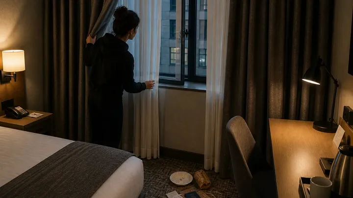 De 5-seconden hotelgordijn gewoonte die je verblijf kan redden - en je privacy