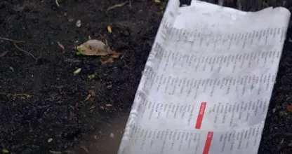 People are putting their old newspaper in their garden and THIS is why