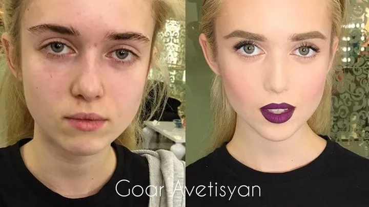 Dit moet je even zien, deze vrouw kan toveren met Make-up! Dit wil elke vrouw toch?