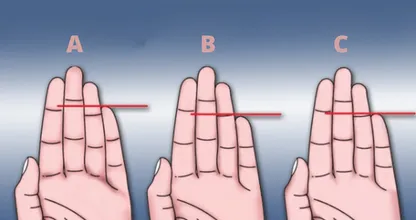 Ihre Finger können Ihnen viel über Ihre Persönlichkeit verraten. Was für Finger haben Sie?