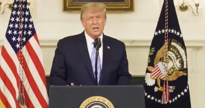 President Trump erkent nederlaag en veroordeelt geweld Capitool