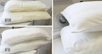 Le secret des coussins blancs est dévoilé! Et il s'avère que c'est très simple!