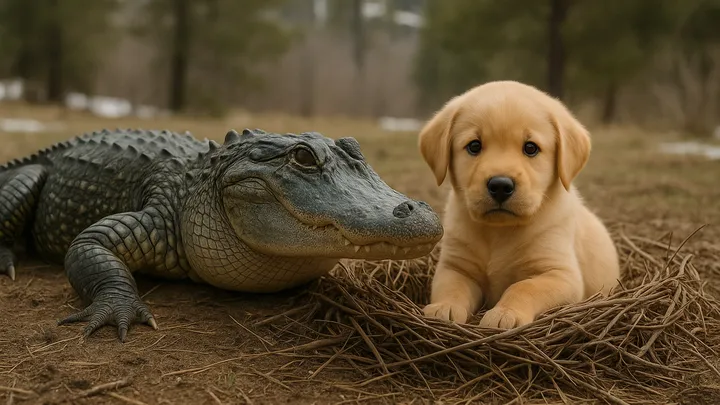 Un caimán arrebata un cachorro del jardín: ¡lo que descubren los vecinos te dejará boquiabierto!