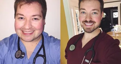 Dokter valt 56 kilo af nadat hij eindelijk zijn voedselverslaving aanpakt