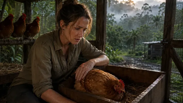 Pensaba que su gallina había puesto este huevo tan PEQUEÑO, ¡pero lo que salió de él la sorprendió!