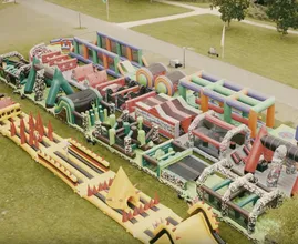 Op deze plek komt het grootste springkasteel ter wereld en het is dichterbij dan je denkt…