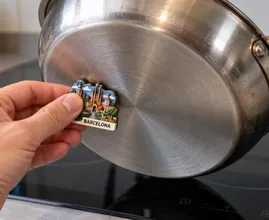 A fridge magnet and a ruler: the two checks that decide whether old pans will work on a new induction hob