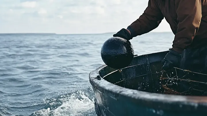 Strandbesucher sehen Hunderte von mysteriösen Eiern, die an Land gespült werden - was dann folgt, macht sie sprachlos