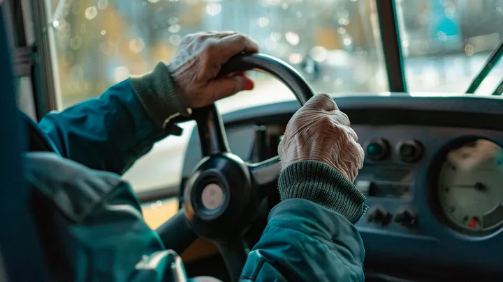 Een jongen ruikt iets vreemds in de schoolbus, kijkt één keer naar de chauffeur en belt 911