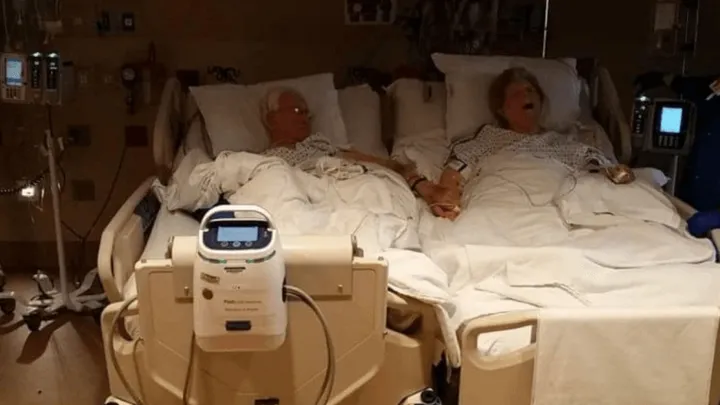 Dit echtpaar is 64 jaar bij elkaar en overlijdt terwijl ze elkaars hand vasthouden.. Wij moeten een traantje wegpinken!