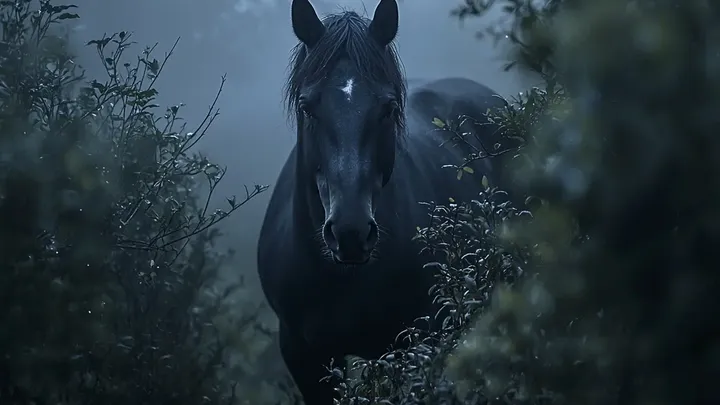Fazendeiro encontra cavalo desaparecido após 8 meses - quando ele se aproxima, um calafrio percorre sua espinha