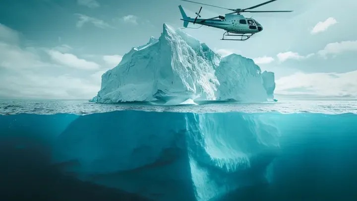 Iceberg Drifts Dangerously Close to Village – Locals Turn Pale When They See What’s on It