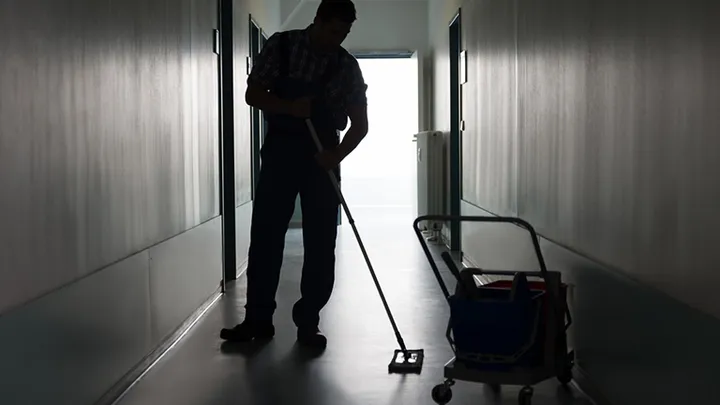 Worker learns his lesson when he finds out who the old man he has been pestering really is 
