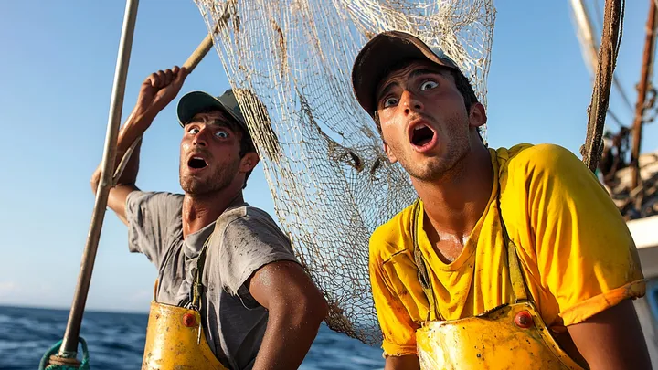 Pescatori si avvicinano a un iceberg per salvare un animale arenato, ma ciò che scoprono è molto più terrificante
