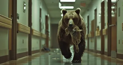 Bear Breaks Into Hospital - Nurse Brought to Tears by What It Carries in Its Mouth