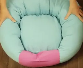 Schmeiß deinen alten Pulli nicht weg, mache ein Hundebett daraus!