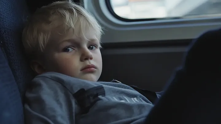 He Couldn’t Take It Anymore! See How This Man Taught a Seat-Kicking Child and His Mom a Lesson!